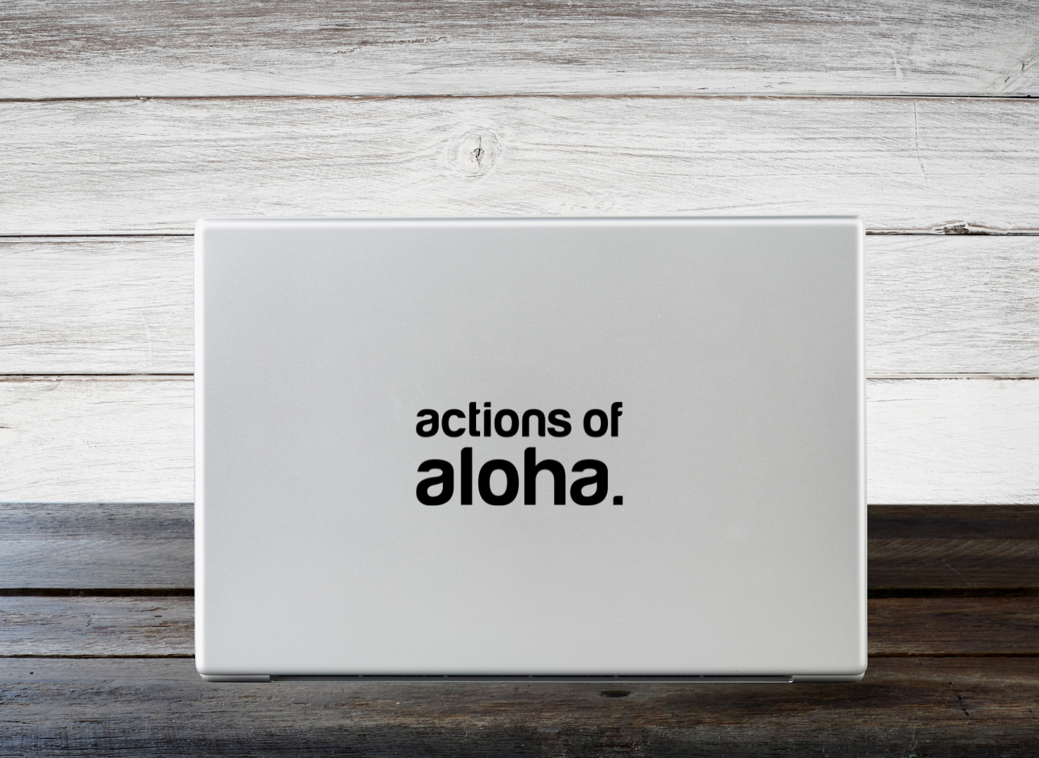 NEW Actions of Aloha Logo Sticker